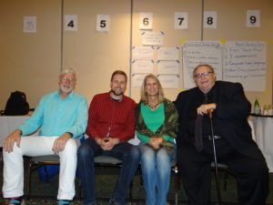 Arne Reis (second from left) with Radical Collaboration experts Jim Tamm (left), Celeste Blackman and Ron Luyet